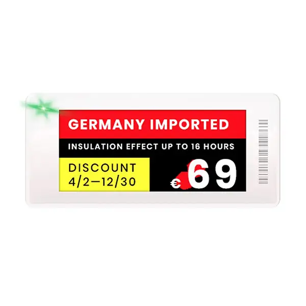 2.9 inch digitaal prijskaartje variant